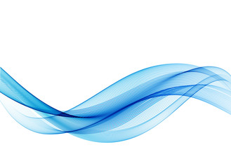 Poster - Abstract vector background with smooth color wave