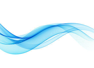 Abstract vector background with smooth color wave