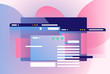 Web pages design composition. Creative smart network background. Gradient geometric forms in light pastel colors. Perfect illustration for startup, social media, advertising, marketing, management