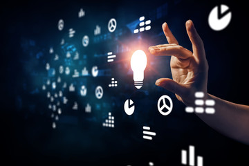 Poster - Bright idea for success