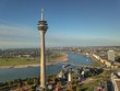 Düsseldorfer Fernsehturm Luftaufnahme