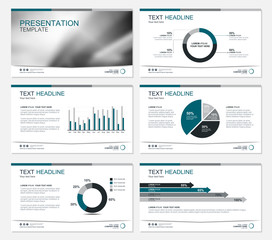 Wall Mural - template presentation slides background design