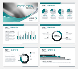 Wall Mural - template presentation slides background design