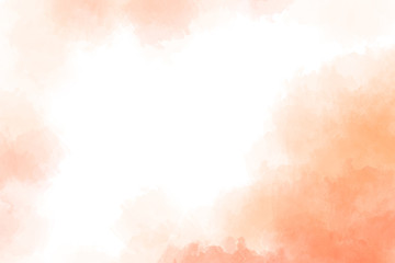 Wall Mural - Orange watercolor background