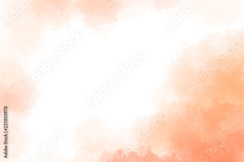 Orange watercolor background