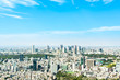 東京の風景　自然と摩天楼