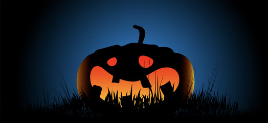 Sticker - Halloween, zucche, zucca, paura, tutti i santi