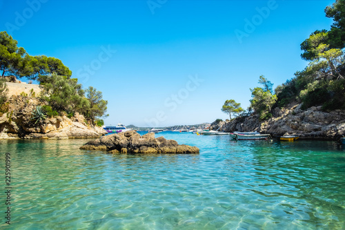 Fotomural Cala Fornells View in Paguera, Majorca, Spain