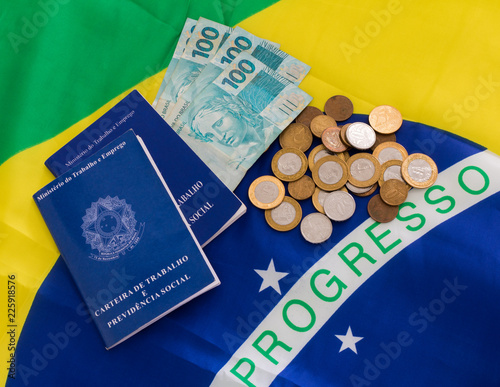 Fotografía A portfolio of brazilian workers(Translation"Work Permit, Ministry of Labor and