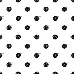 Poster - Percentage diagram pattern seamless in simple style vector illustration