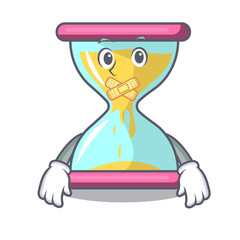 Sticker - Silent vintage hourglass isolated on the mascot