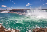 Fototapeta Tęcza - Majestic Niagara Waterfall
