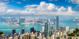 Fototapeta  - Panoramic view of Hong Kong