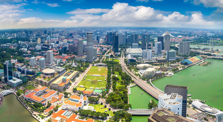 Poster - Panoramic view of Singapore