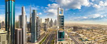 Aerial View Of Downtown Dubai