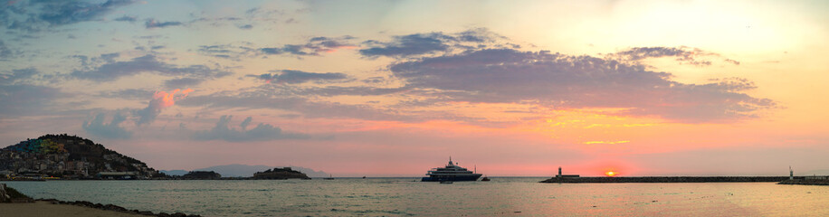 Panorama of Kusadasi, Turkey