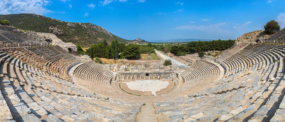 Fototapete - Amphitheater (Coliseum) in Ephesus