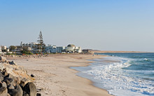 Public Beach And Holiday Apartments In Swakopmund, Namibia