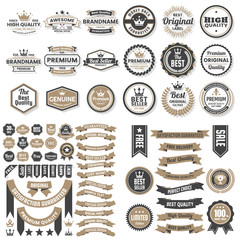 vintage retro vector logo for banner