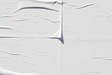 White Creased Poster Texture