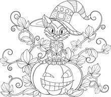 Thematic Coloring For Halloween