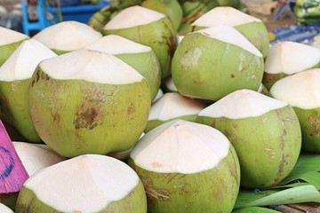 Wall Mural - Coconut at street food