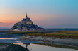 Sunset Normandie Mont St Michel 