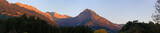 Fototapeta Perspektywa 3d - Rubihorn - Allgäu - Panorama - Alpenglühen - Sonnenuntergang - Alpen - Oberstdorf