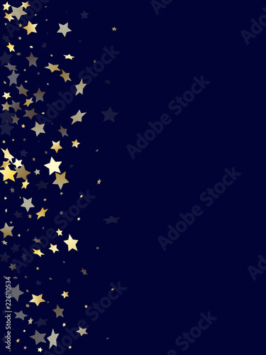 Gold Gradient Star Dust Sparkle Vector Background Modern Gold