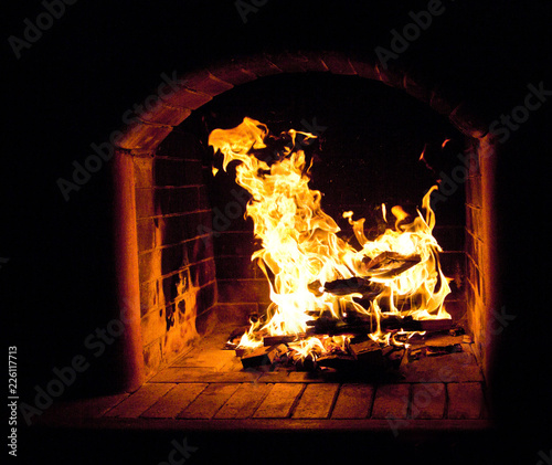 Fire Flame Fireplace Heat Burn Bonfire Hot Burning Wood
