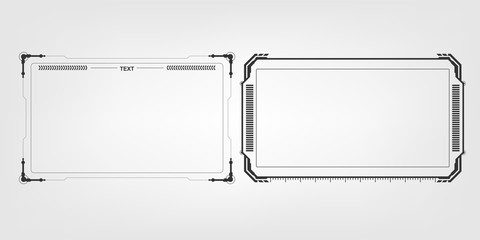 Poster - abstract hi tech futuristic template design layout background