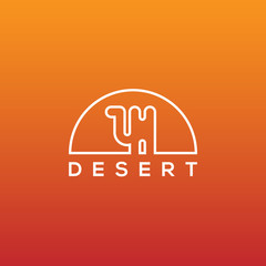 Wall Mural - Desert logo