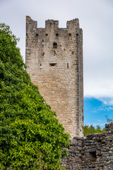 Ruinenstadt Dvigrad in der Gemeinde Kanfanar in Kroatien