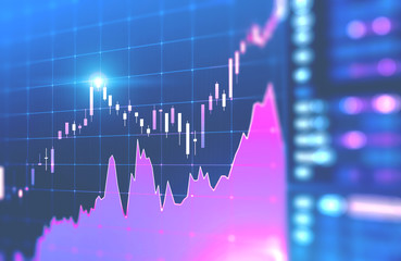 Poster - Blue and purple graphs and diagrams interface