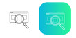 Web Search Vector Icon with gradient style.