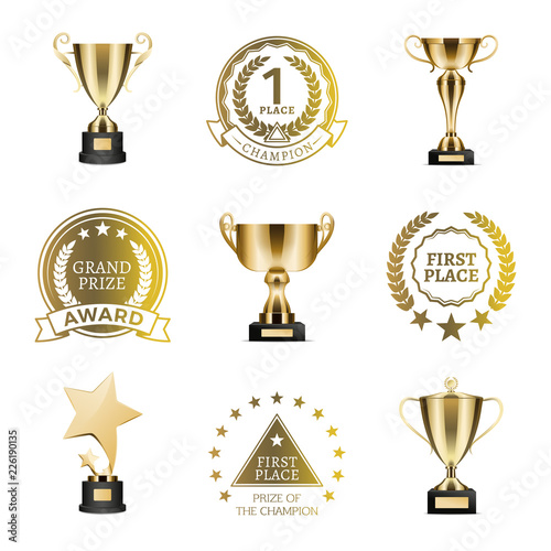 Fotografía Grand Prize Winner Collection Vector Illustration