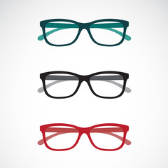 Set of eye glasses icons isolated on white background. Easy editable layered vector illustration.