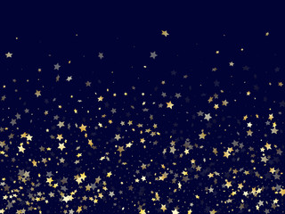 Wall Mural - gold gradient star dust sparkle vector background.