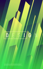 Wall Mural - vector abstract dynamic geometric background, cover, poster