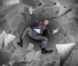 © Nomad_Soul - Businessman drowning in pile of papers and reports