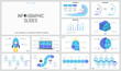 © AKrasov - Collection of minimalist infographic design templates. Timelines, bar charts, comparison, cutaway and jigsaw puzzle diagrams. Vector illustration for presentation, brochure, report, website banner.