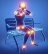 © Science RF - Man with joint pain, illustration