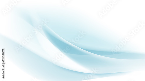 Abstract blue wavy with blurred light curved lines background