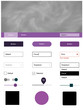 © smaria2015 - Light Purple, Pink vector ui kit with clouds & stars.