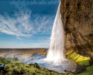 Canvas Print - Seljalandsfoss Waterfall, Iceland