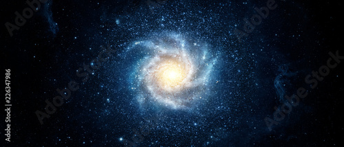 Fotografía Panoramic view of the galaxy and star