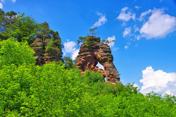 Sticker - Schillerfelsen im Dahner Felsenland - Schillerfelsen rock in Dahn Rockland