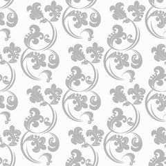  Floral seamless pattern leaves