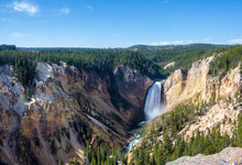 Lower Falls Of The Yellowstone River