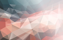 Polygonal Background Gradient Gray To Red